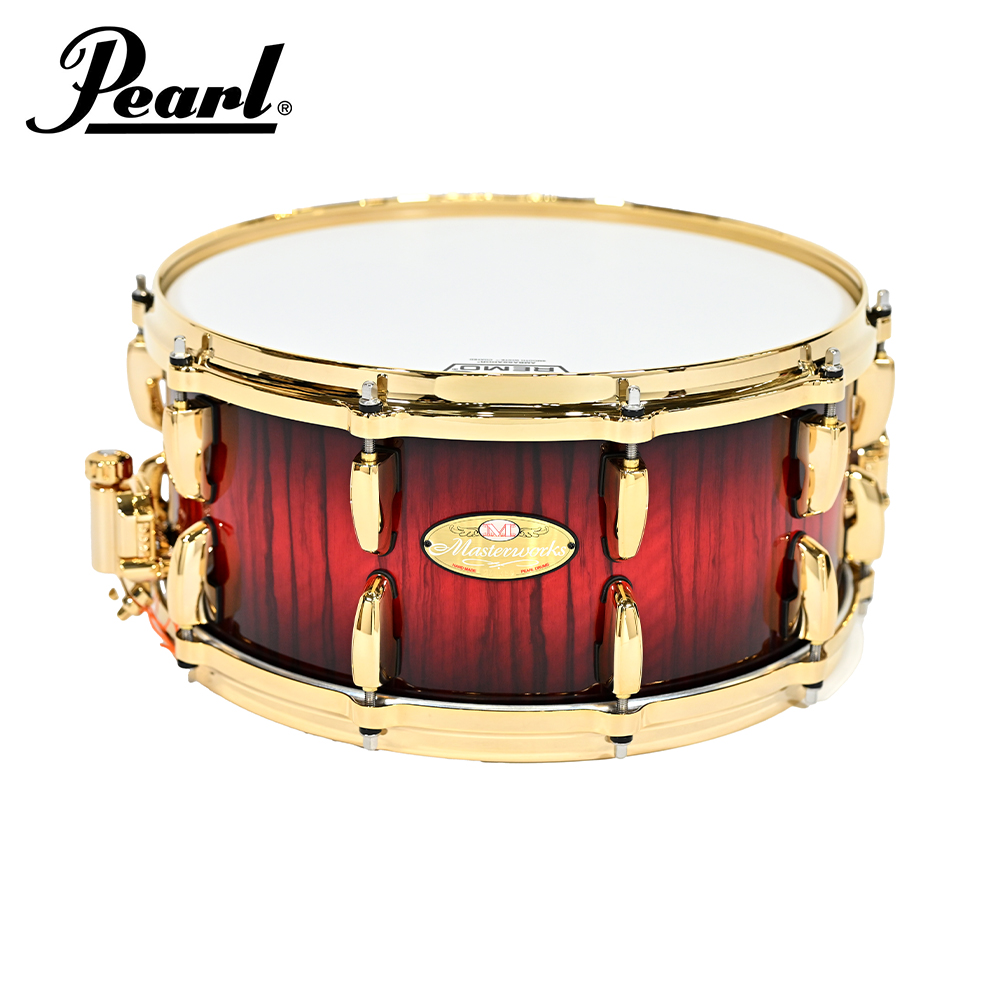 Pearl 펄 마스터웍스 스네어드럼 14x6.5 Masterworks Red Burst over Black Limba Snare Drum (MW1465S-RBOBL)
