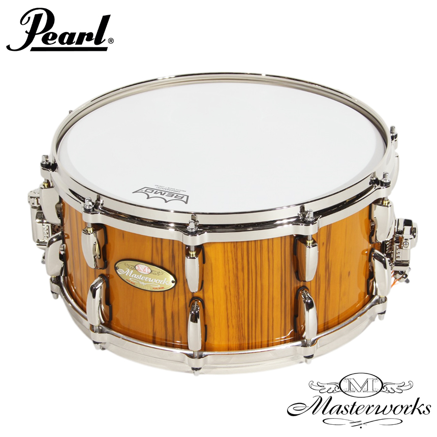 Pearl 펄 마스터웍스 스네어 드럼 14x6.5 (Tigerhoney Over Zebrawood,MW1465S-TOZ)