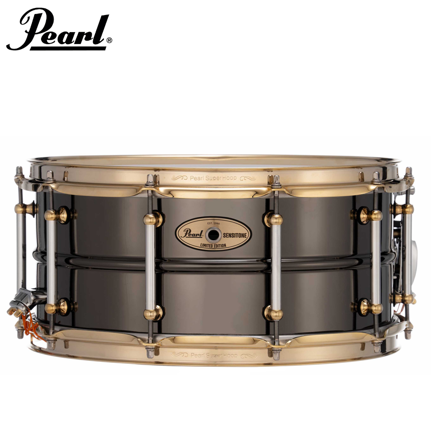 펄 Pearl 스네어드럼 Sensitone Black Nickel-over-Brass 14x6.5 (한정판,STHNSF1465)