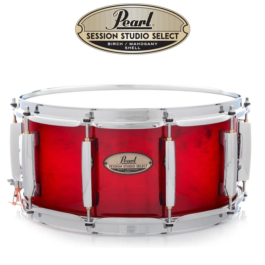 Pearl 세션 스튜디오 셀렉트 스네어 14x6.5 (#315 Antique Crimson Burst)