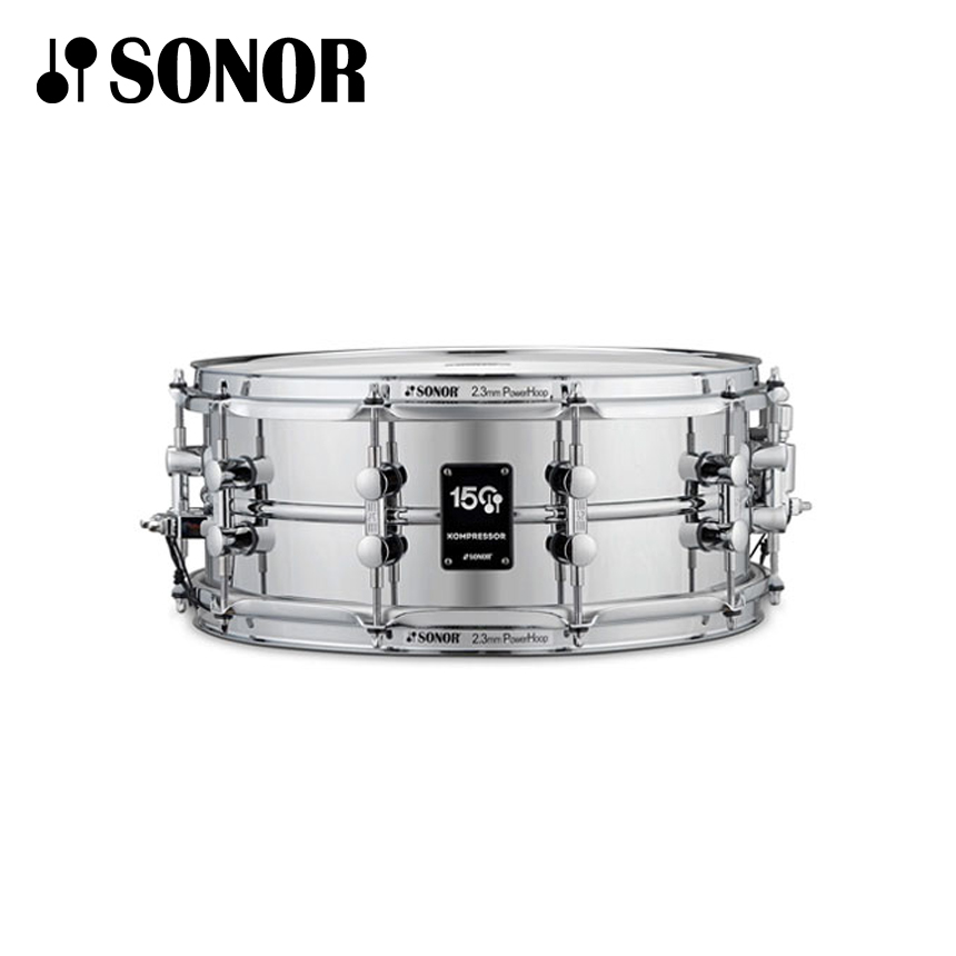Sonor 소노 150주년 Kompressor 스틸 스네어 드럼 14x5.75 (Kompressor Steel Snare Drum 17710901)
