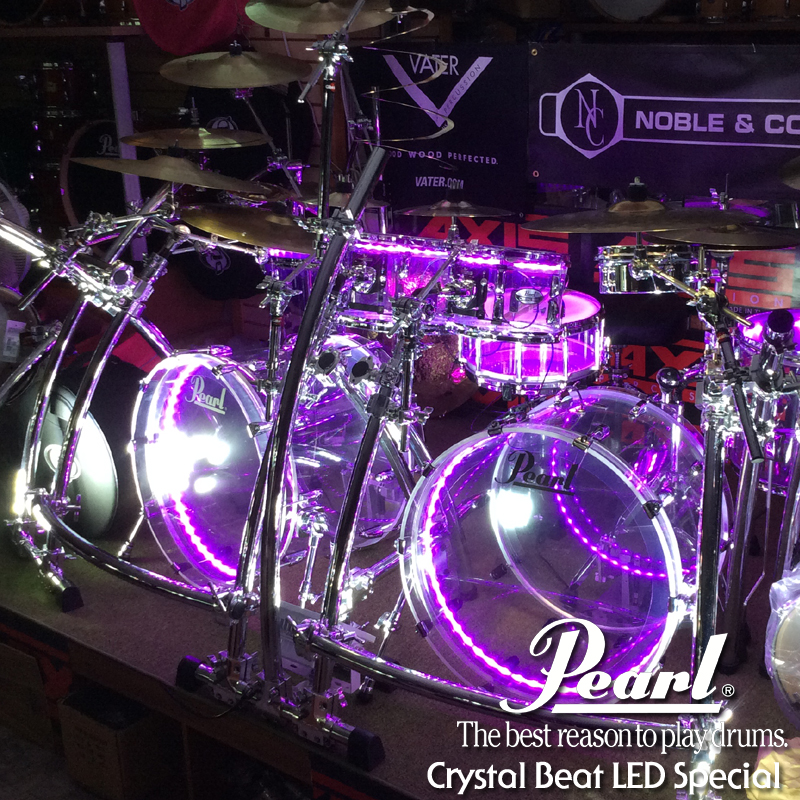 [가격문의] Pearl Crystal Beat Special Set (Drumlite LED+Custom Rack)