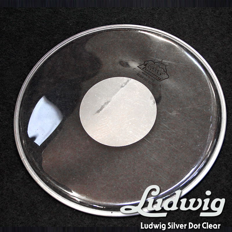 [★드럼채널★] Ludwig Silverdot Clear Drum Head 12인치  (장기보관세일)