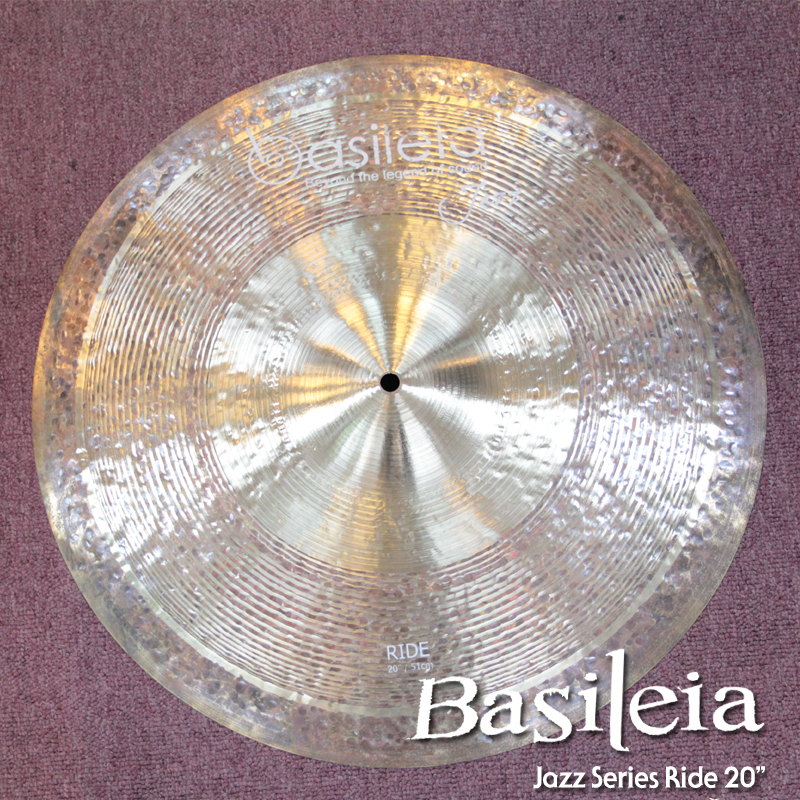 [★드럼채널★] Basileia Jazz Series Ride 20" (진열품세일)