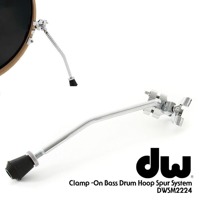 [★드럼채널★] DW Clamp On Bass Drum Hoop Spur System DWSM2224/스퍼/베이스다리/