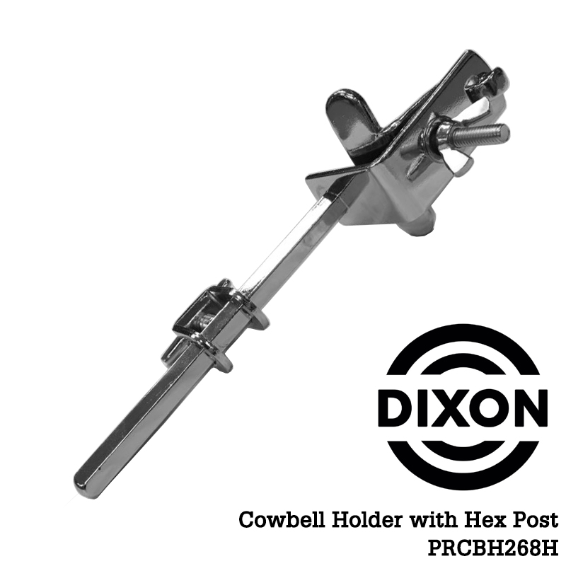 [★드럼채널★] Dixon Cowbell Holder with Hex Post (카우벨 홀더/ 베이스드럼 후프에 장착) / PRCBH268H