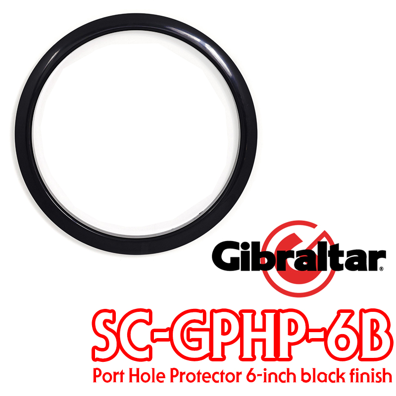 Gibraltar SC-GPHP-6B 마이크홀 보호포트 블랙 (Port Hole Protector 6-inch black finish)