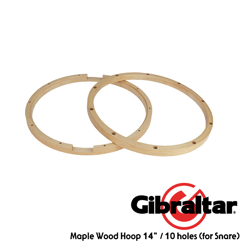 [★드럼채널★] Gibraltar Snare Maple Wood Hoop 2종 (14" / 10holes) / SC-1410WTT / SC-1410WSS