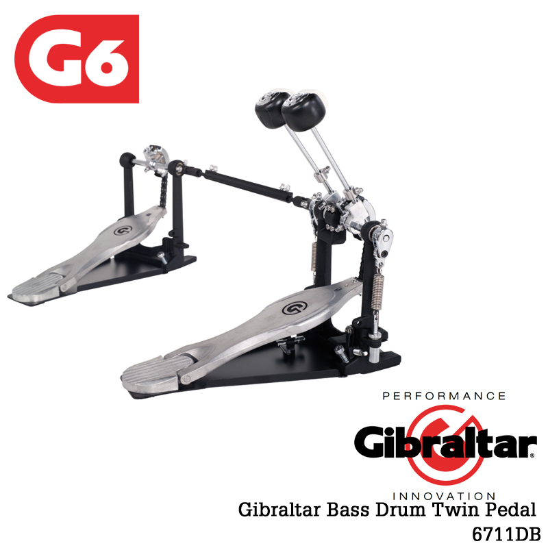 [★드럼채널★] Gibraltar Bass Drum Twin Pedal 6711DB/트윈페달/더블페달