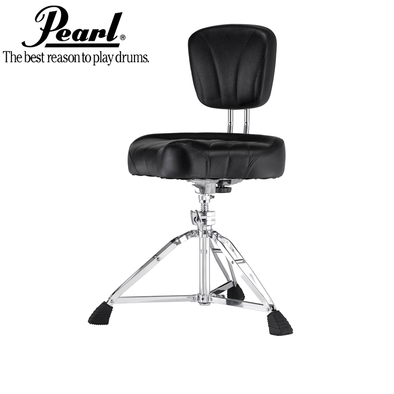[★드럼채널★] Pearl D-2500BR Motorcycle Seat Drum Throne w/ Backrest /D2500BR