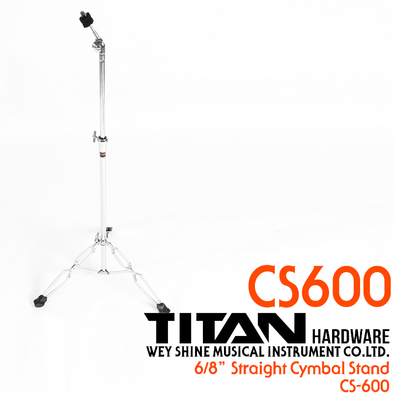 [★드럼채널★] TITAN (대만생산) CS-600 6/8"  Straight Cymbal Stand (보급형)  / 심벌 스탠드 / 1자