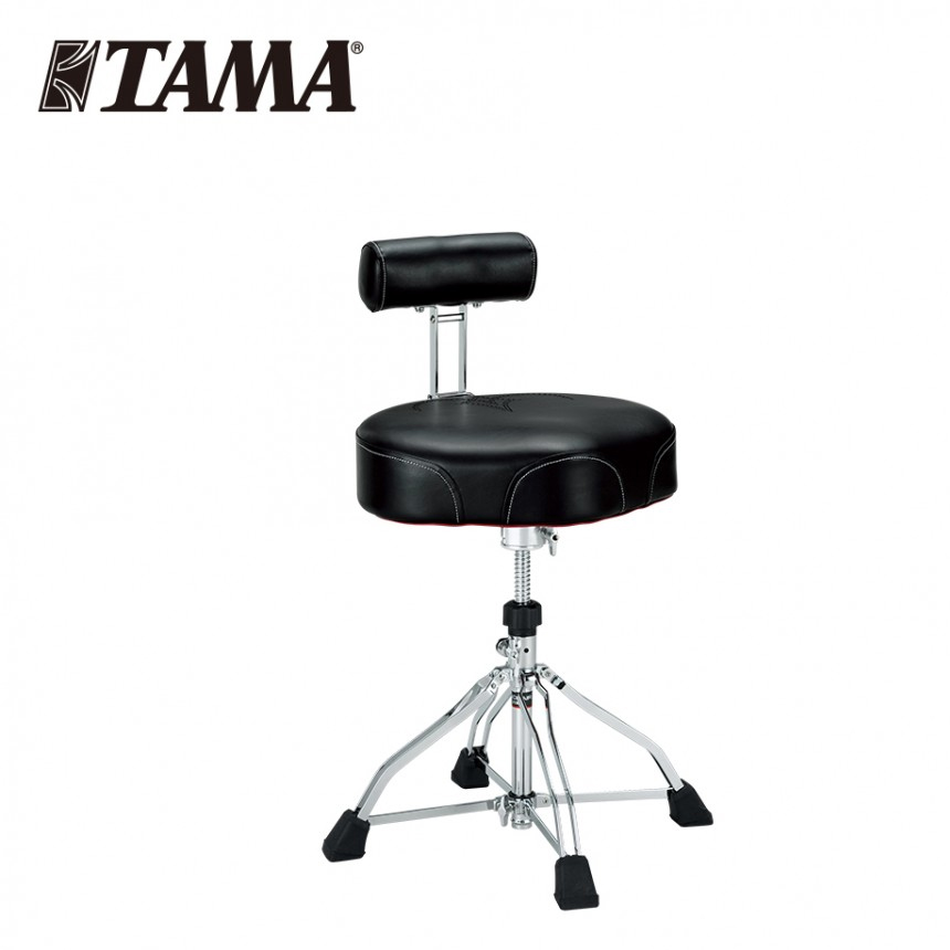 TAMA 타마 등받이형 드럼 의자 (1st Chair Ergo-Rider Quartet with Backrest,HT741B)