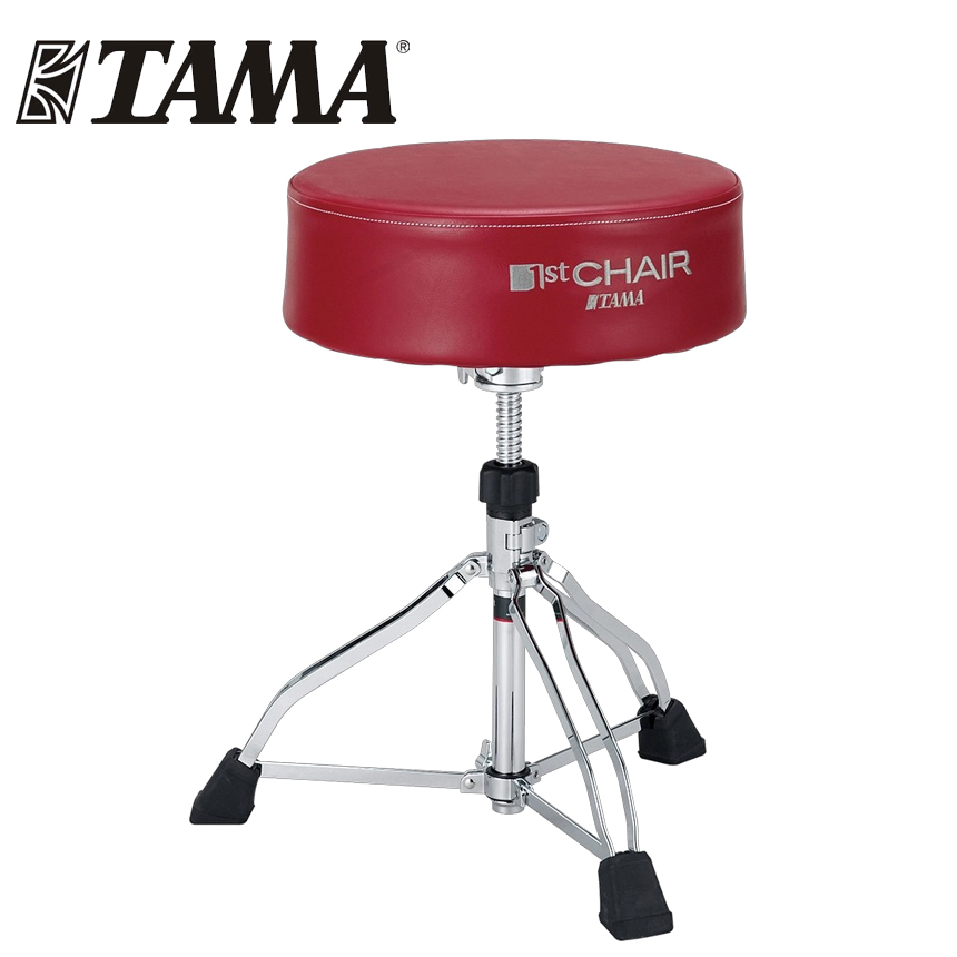TAMA 타마 원형 드럼 의자 레드 (HT830R, 1st Chair Round Rider XL Trio)