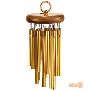 MEINL HAND CHIMES,18 BARS, GOLD ANODIZED ALUMINUM ALLOY