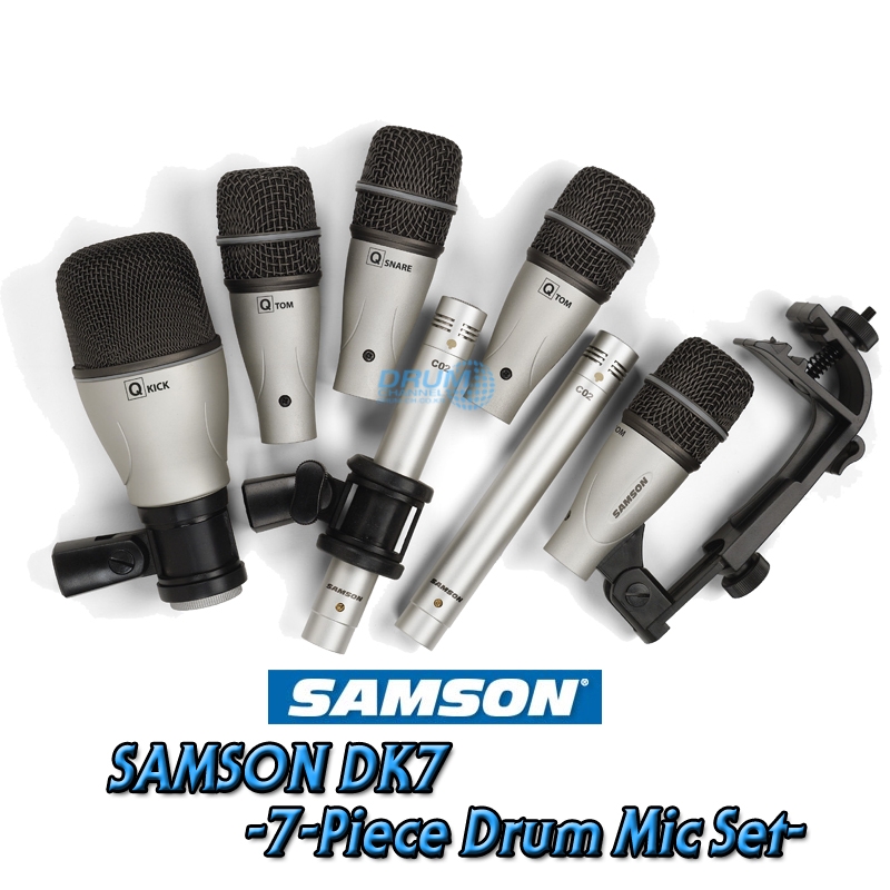 SAMSON DK7 -7Piece Drum Mic Set-