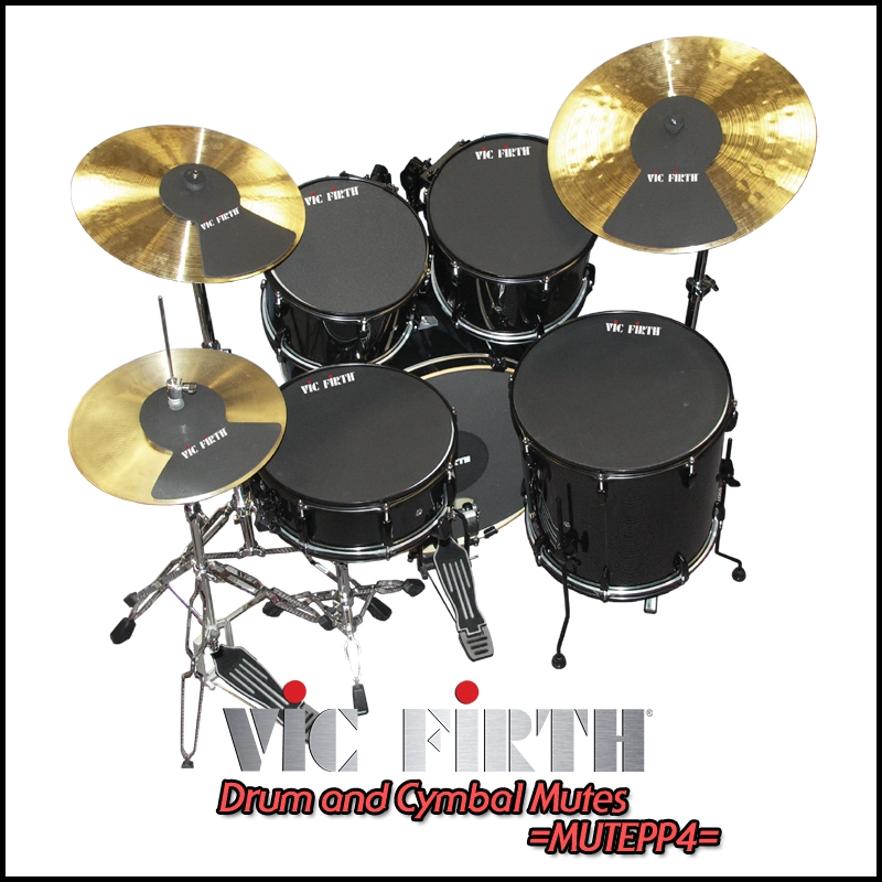 Vic Firth Drum & Cymbal Mutes MUTEPP4